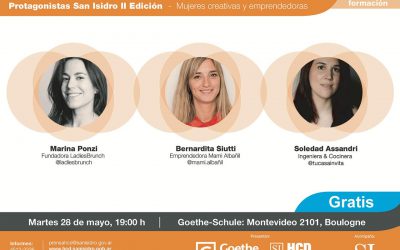 EL CICLO “PROTAGONISTAS SAN ISIDRO” DEBATIRÁ SOBRE LA CREATIVIDAD Y EL EMPRENDEDURISMO FEMENINO