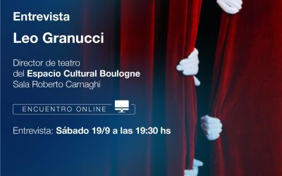 CICLO DE CHARLAS VIRTUALES: LEO GRANUCCI, GESTOR CULTURAL DE BOULOGNE