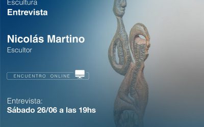 CHARLA CON NICOLÁS MARTINO, REFERENTE DE LA ESCULTURA SANISIDRENSE