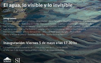 EL GRUPO DE ARTISTAS GALERÍA 2020 EXPONDRÁ “EL AGUA, LO VISIBILE Y LO INVISIBLE” EN SAN ISIDRO